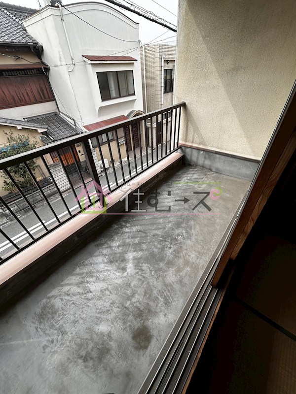 清水丘テラスハウス ベランダ