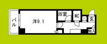 フェスタ天神 間取り