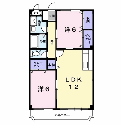 マンションチアフル 間取り