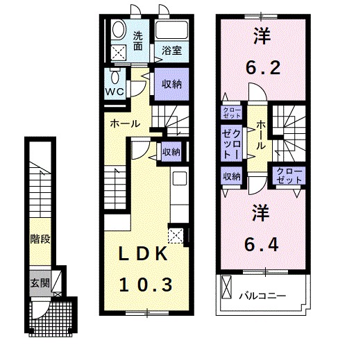 ノースコート・Ｋ 間取り