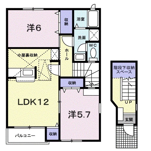 エレガントⅢ 間取り