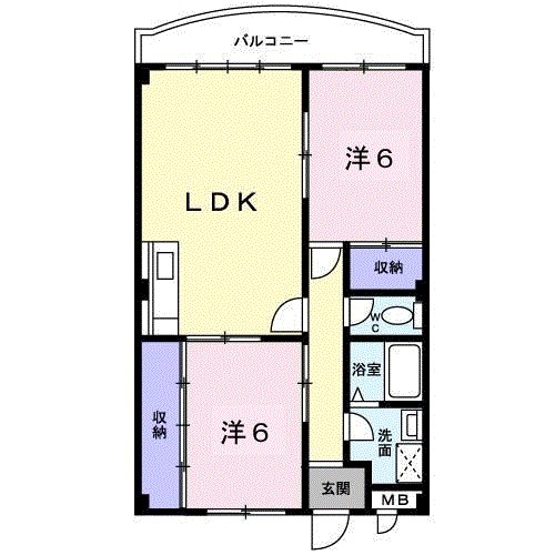 シティコートＳＵＭＩＳＨＯ　Ⅰ 間取り