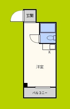 ラパンジール阿波座Ⅱ 間取り