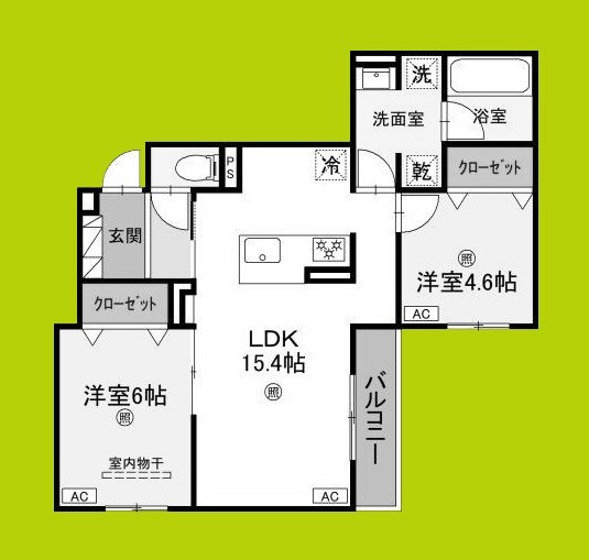 (仮称)D-ROOM平野区加美東5丁目PJ 間取り