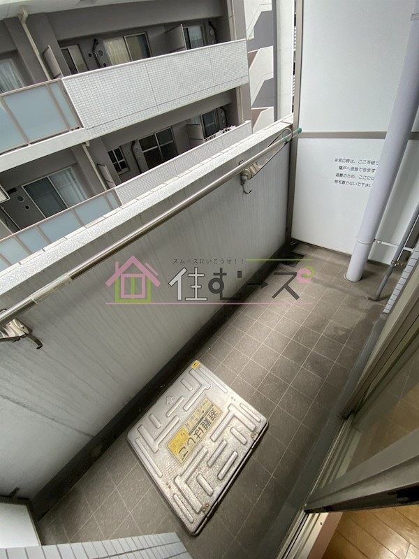エステムコート難波ミューステージ ベランダ