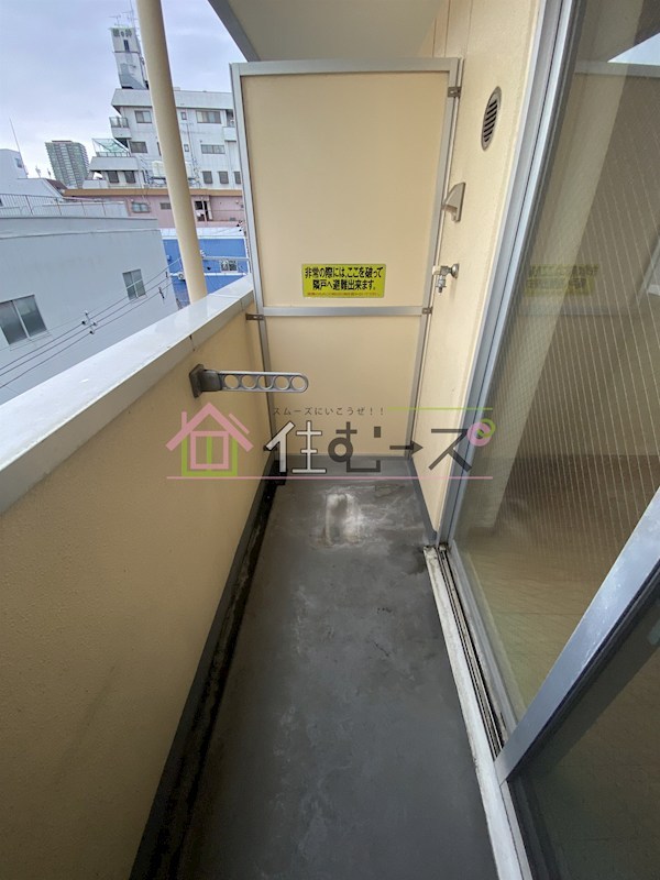 オーシャン恵美須 ベランダ