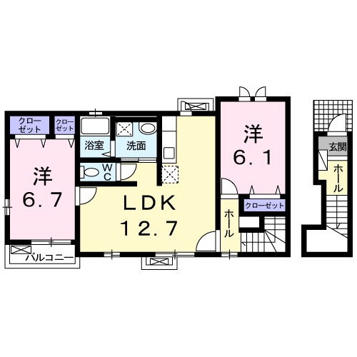 フィオーレ・ＲⅡ 間取り