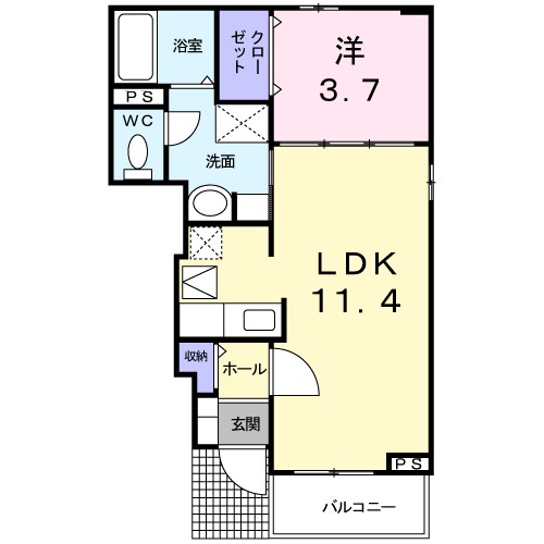 メゾンＦ－Ⅱ 間取り