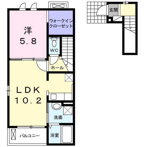 ビサイド・アヴェニュー 間取り