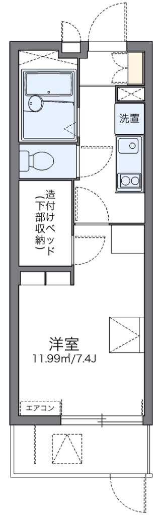 レオパレスＬｅａｆ 間取り