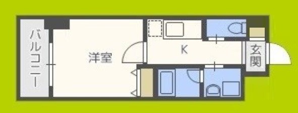 ヒルズ夕陽丘 間取り