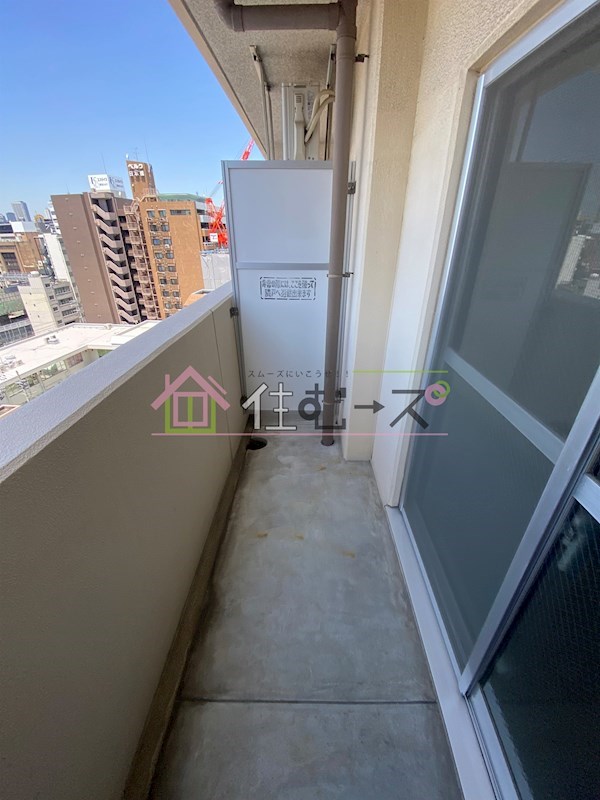 ヒルズ夕陽丘 ベランダ