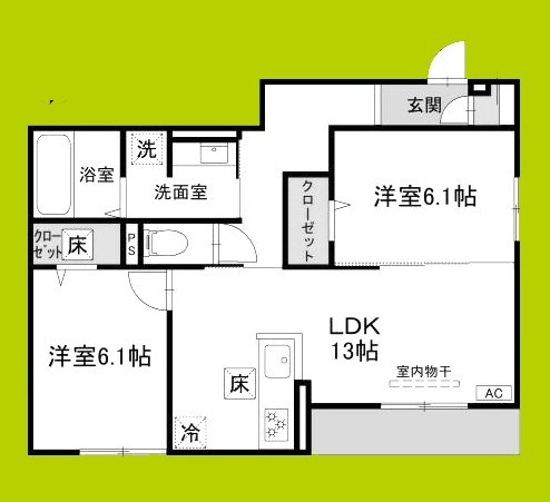 Field court 間取り