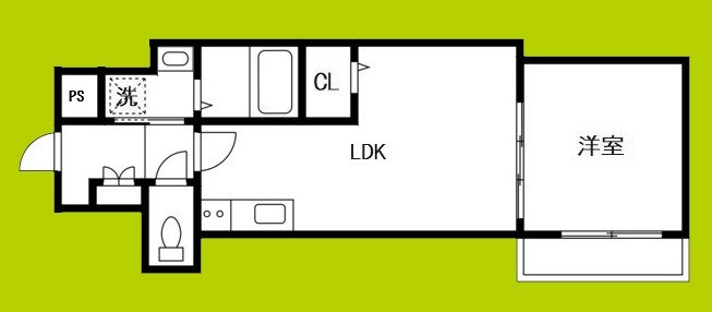 GRANDIR岸里 間取り