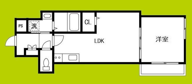 GRANDIR岸里 間取り