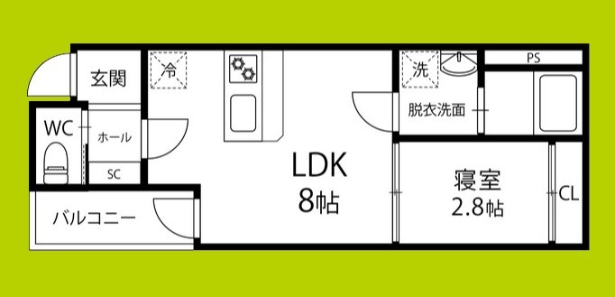 Rico豊中春日 間取り