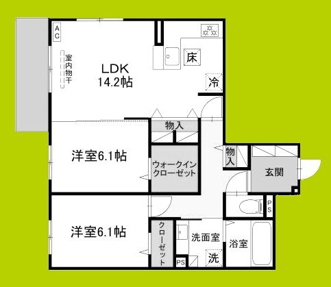 Field court 間取り