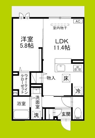 Field court 間取り