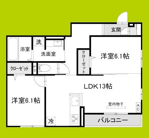 Field court 間取り