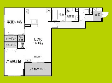 Field court 間取り