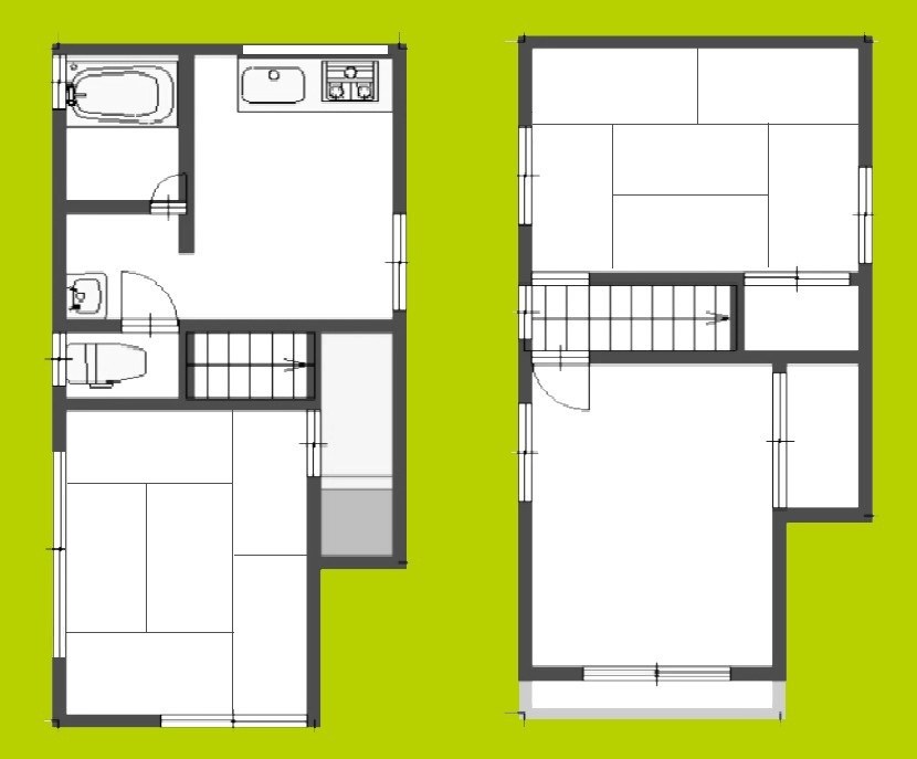 大阪市鶴見区　中古戸建 間取り