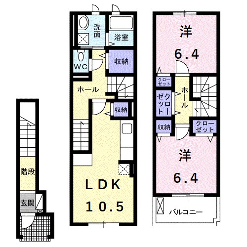 ノースコート・Ｋ 間取り