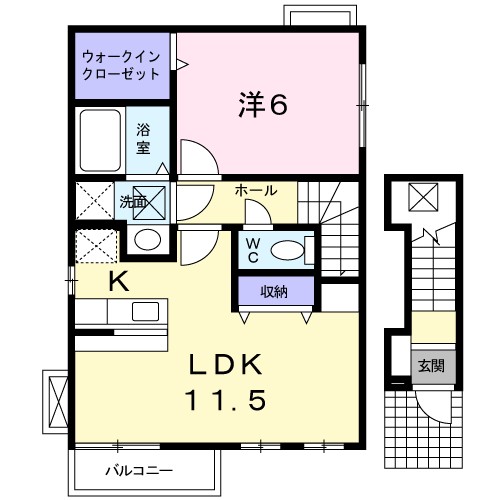 ファミール花屋敷 間取り