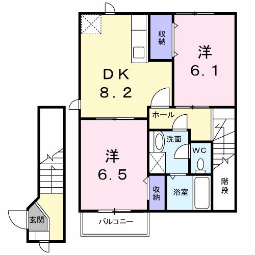 ドゥーソレールⅠ 間取り