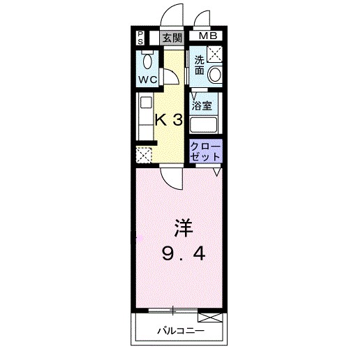 エレガント叶　Ⅱ 間取り