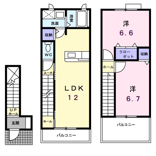 ソレアードパルケＡ 間取り