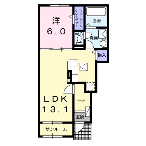 セブンスターズ　コーポ奥田 間取り