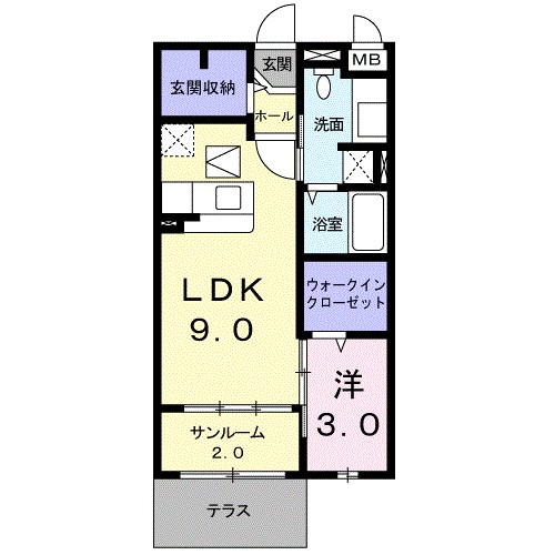 シャルマンフルール 間取り