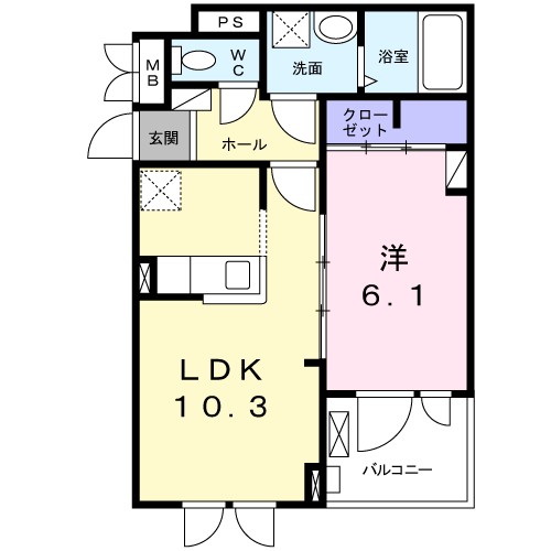 ソレイユ平野 間取り