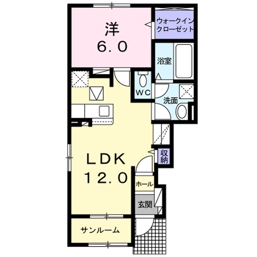 ヒールコートⅡ 間取り