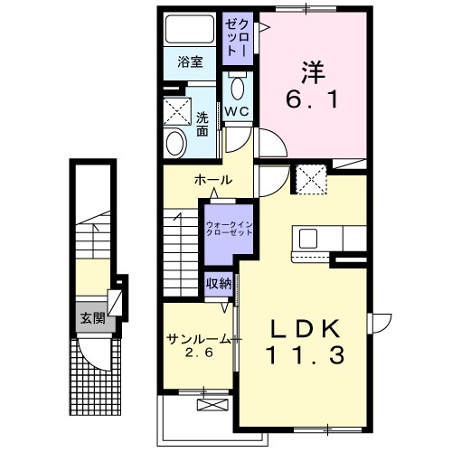 エレガント　オハナ 間取り
