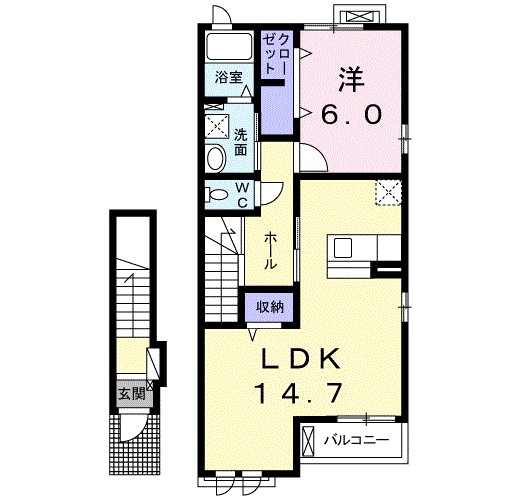 エレガント茱萸木 間取り