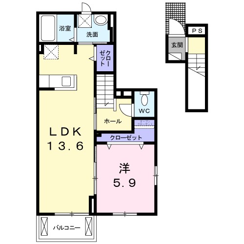 クリサンテーム　トキ 間取り