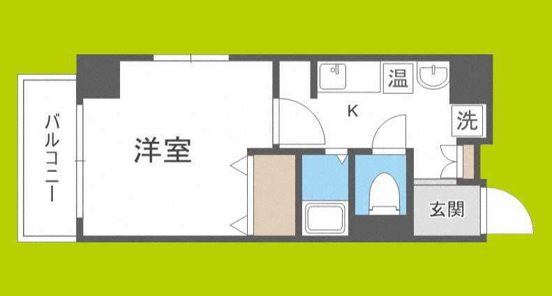 レジェンドール堺筋本町 間取り