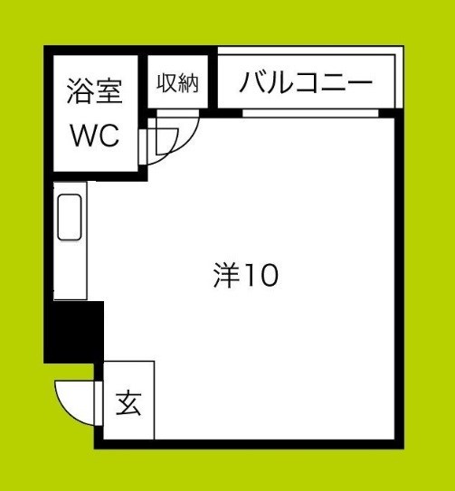 コーポウエスト神路 間取り