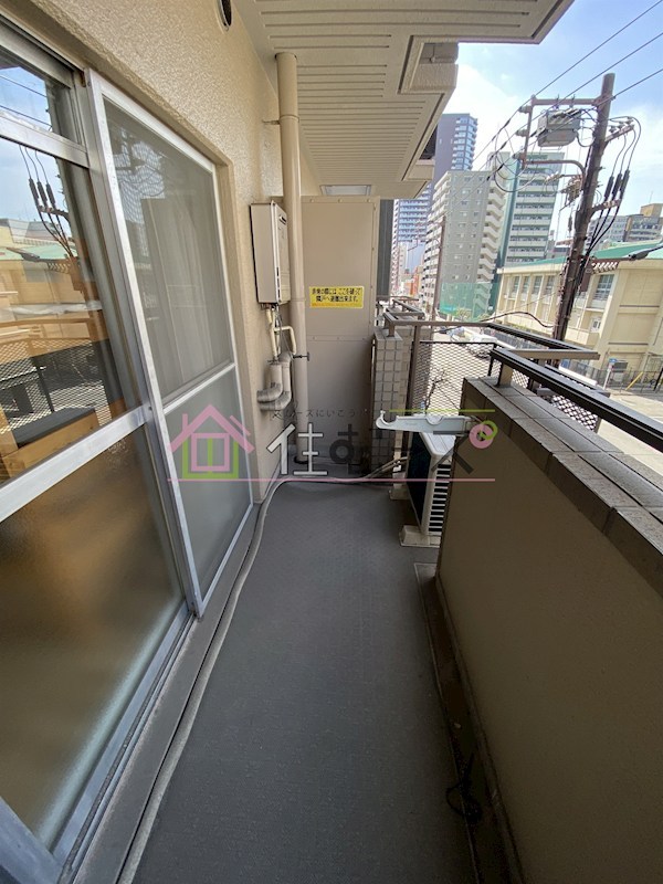 朝日プラザ高津Ⅲ ベランダ