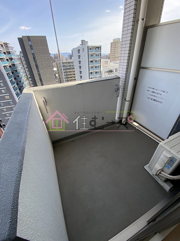 アドバンス上町台プレジール ベランダ