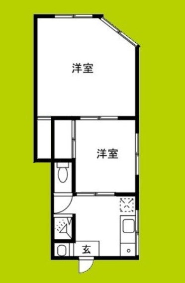 新今里マンション 間取り図