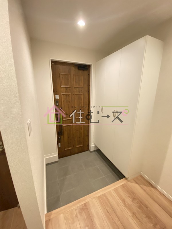 阿倍野区阪南町戸建貸家 玄関