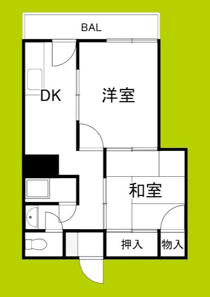 ビスタ桃谷 間取り