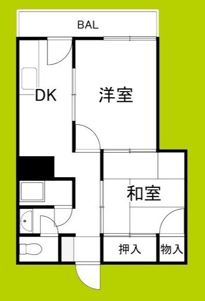 ビスタ桃谷 間取り