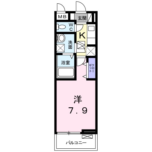 ｅｃＬｏｒｅ　Ⅱ 間取り
