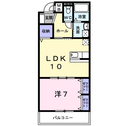 ボーロジュマン・Ｙ 間取り