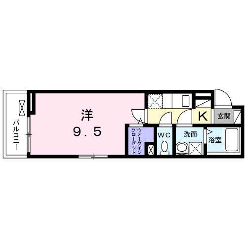 Ｌａｉｄ　Ｂａｃｋ 間取り