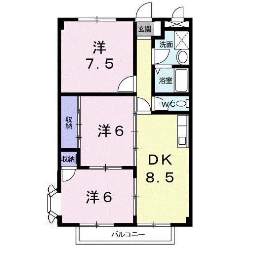 サンヒルズ千代田Ⅰ 間取り