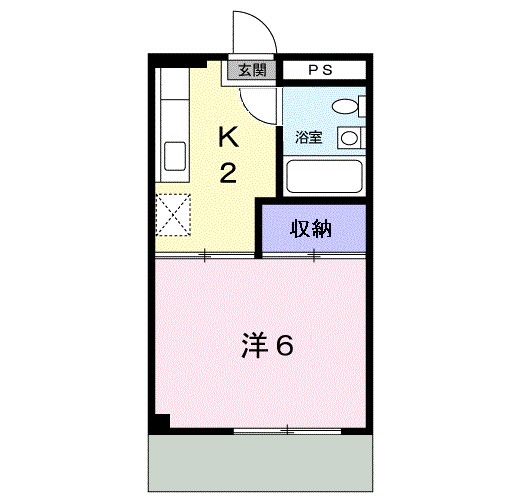 光ハイツ・杉本 間取り